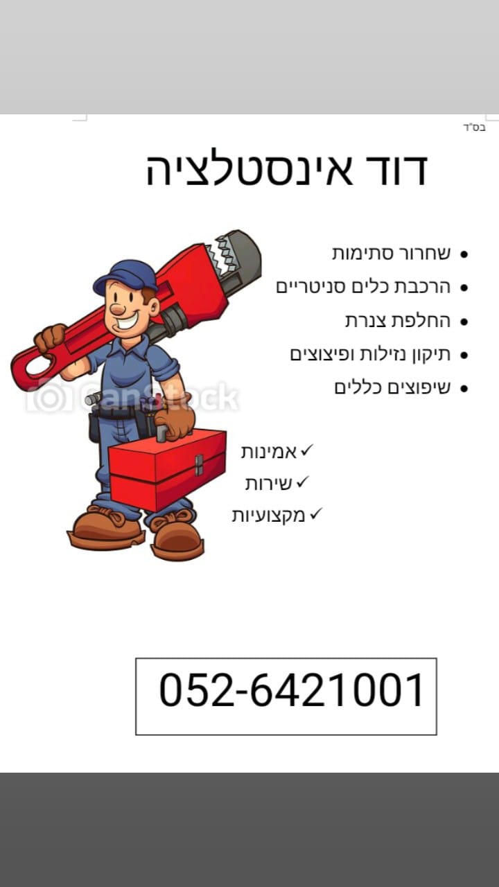 דוד האינסטלטור